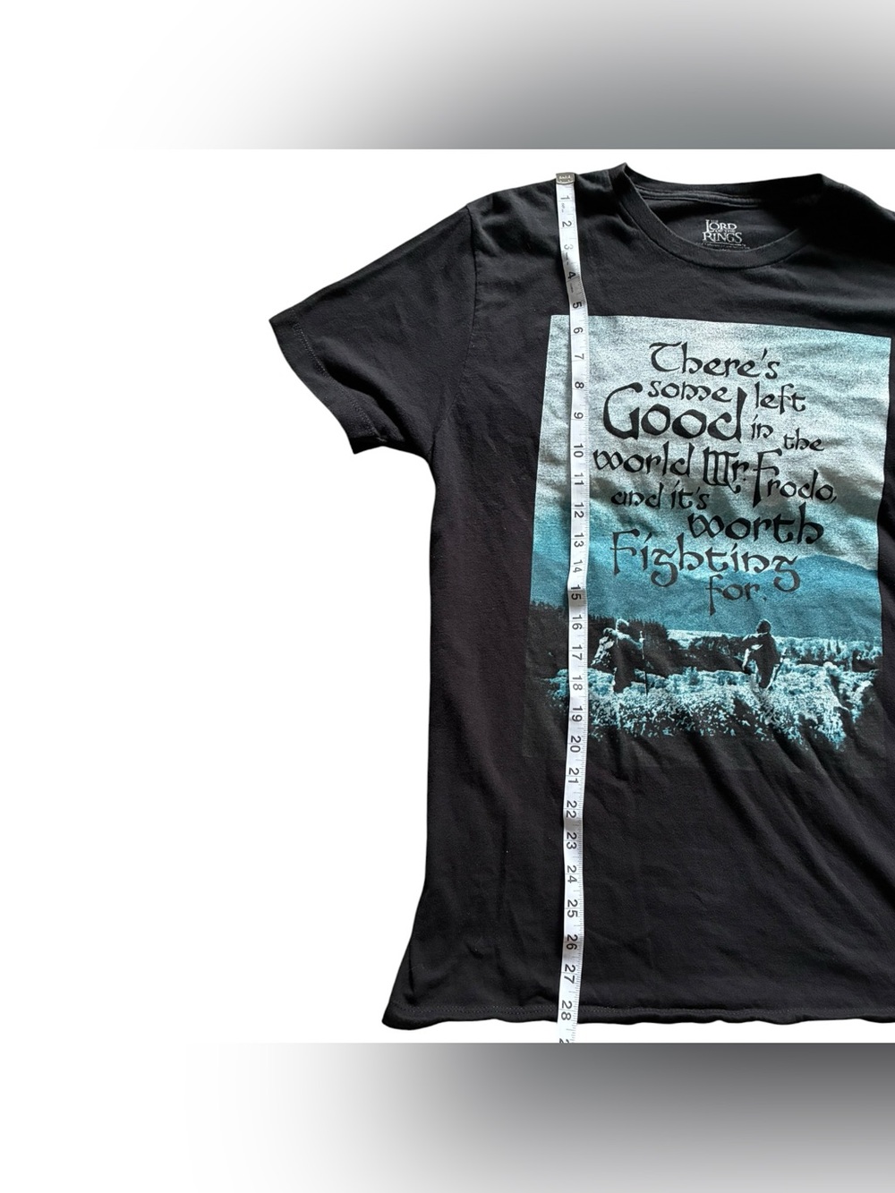 Official Lord of the Rings "Samwise Gamgee Quote" Graphic T-Shirt - Picture 3 of 4